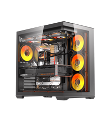 KUĆIŠTE DARKFLASH AIGO C280 CRNO SA 7X ARGB VENTILATORA