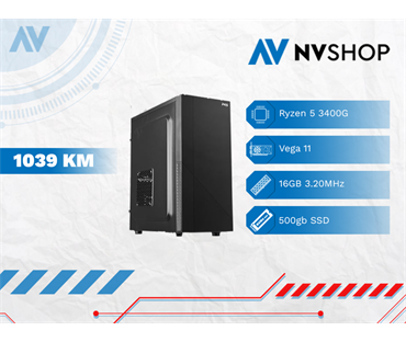DESKTOP PC MSG BASIC R5 A116 RYZEN 5 3400G/16GB/500GB SSD