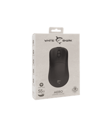 WHITE SHARK MIŠ WGM-5015 AERO / 10.000 DPI - CRNI / WIRELESS